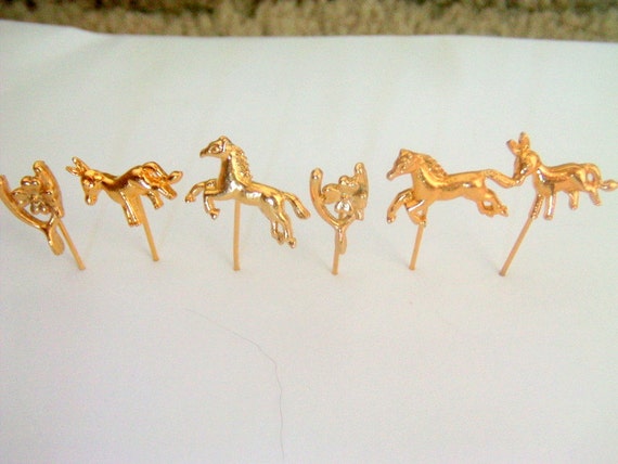 Vintage Straight Pins Sewing Pins Sewing Supplies Horse