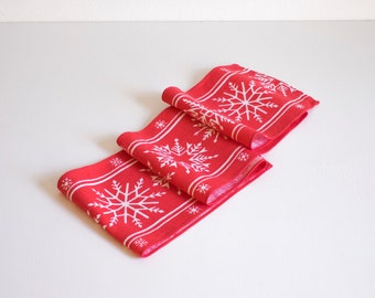 Runn Mid Table Century Tablecloth runner er 1960s table Topper  Scandinavian christmas danish Table