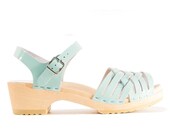 NEW! Madrid Sandal - Sandals - Low Heel - Fine Leather - Sandgrens Clogs - Women Trend - Trendy Heels - Swedish Shoes - Fashion Footwear