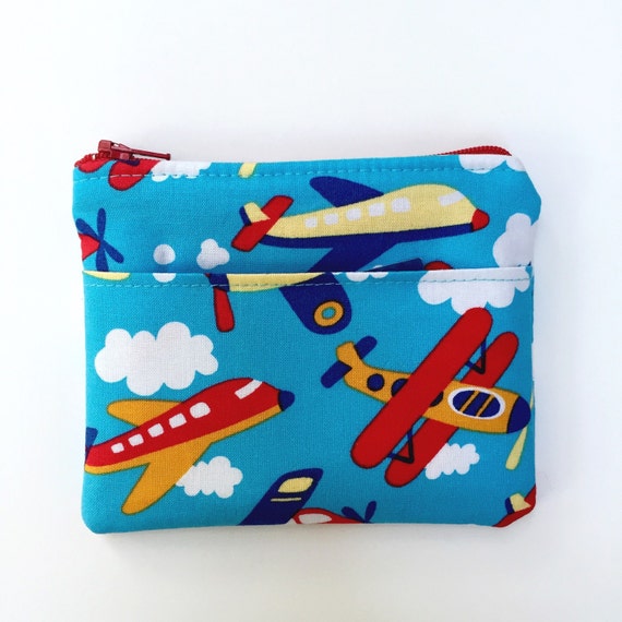 Kids Wallet Airplanes/Boys Wallet Planes/Children's
