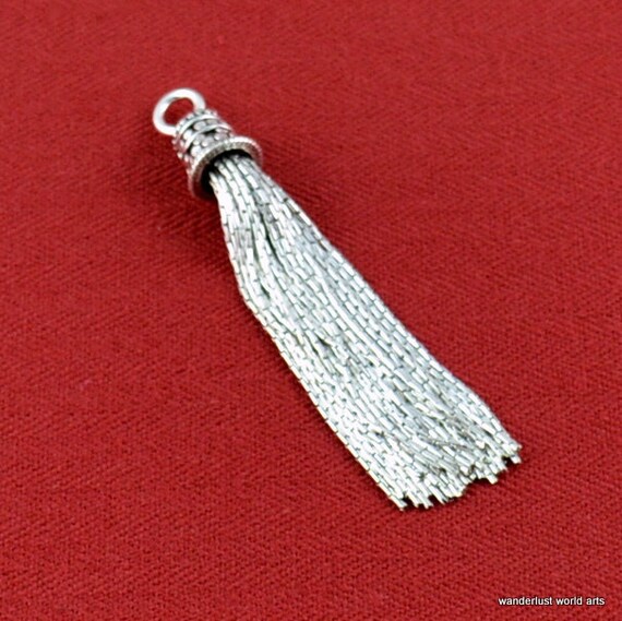 Sterling Silver Tassel Sterling Silver Tassel Charm
