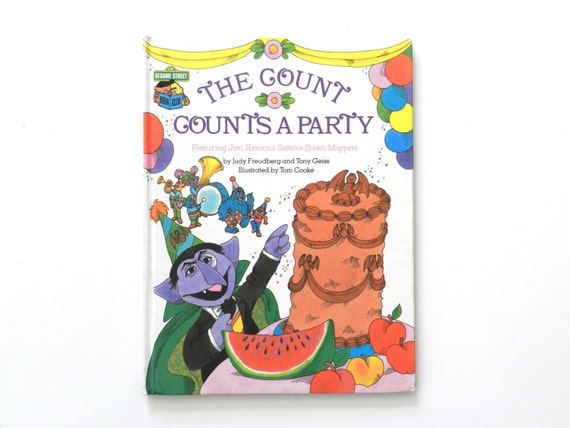 Items similar to The Count Counts a Party - a Sesame Street book ...