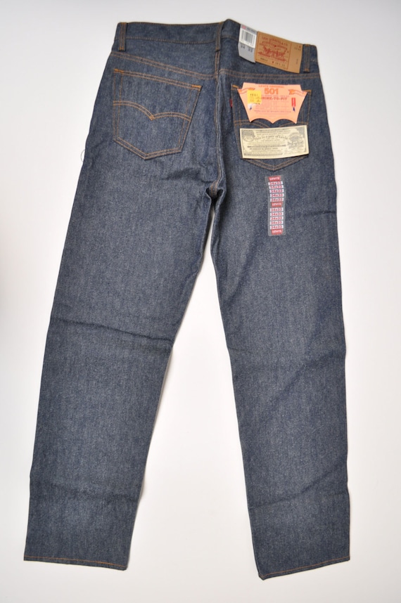 Levis Vintage Jeans 501xx Denim Deadstock New Raw Levi S