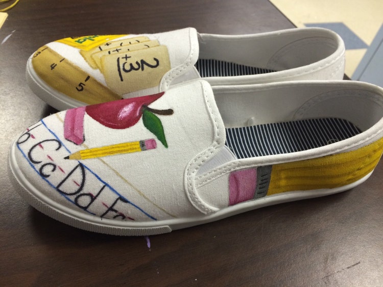 custom teacher shoes