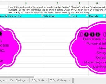 THE Tracker for Beachbody Coaches- Challenger/Coach/Prospect Organizational Tracker