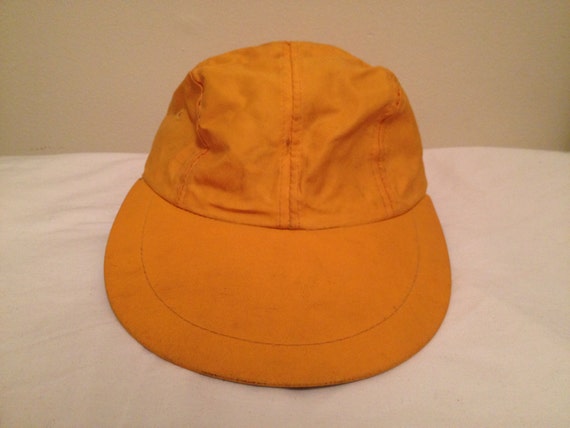 VTG LL Bean Yellow oversized brim rain hat 7 1/4 7 by BlincoVtgCo