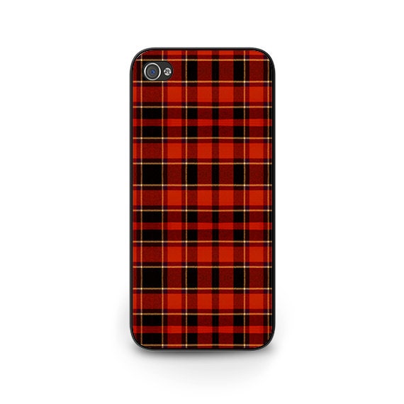 Red Plaid Phone Case iPhone 5s Case Red Tartan Plaid Phone