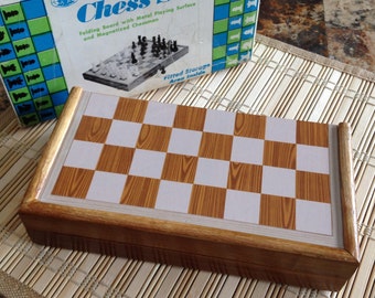 Vintage magnetic chess set by Chadwick