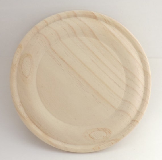Unfinished Wood Plate for Crafts / Painting / by UncleJoesEclectic