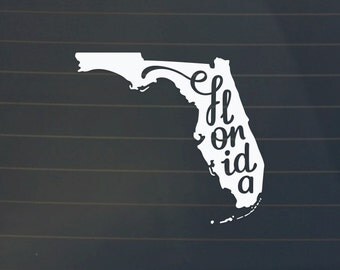 Florida Car Decal - Florida Decal - Florida Sticker