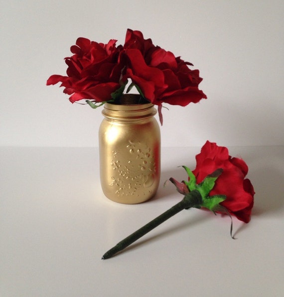 Red Rose Pens set of 3 by on Etsy