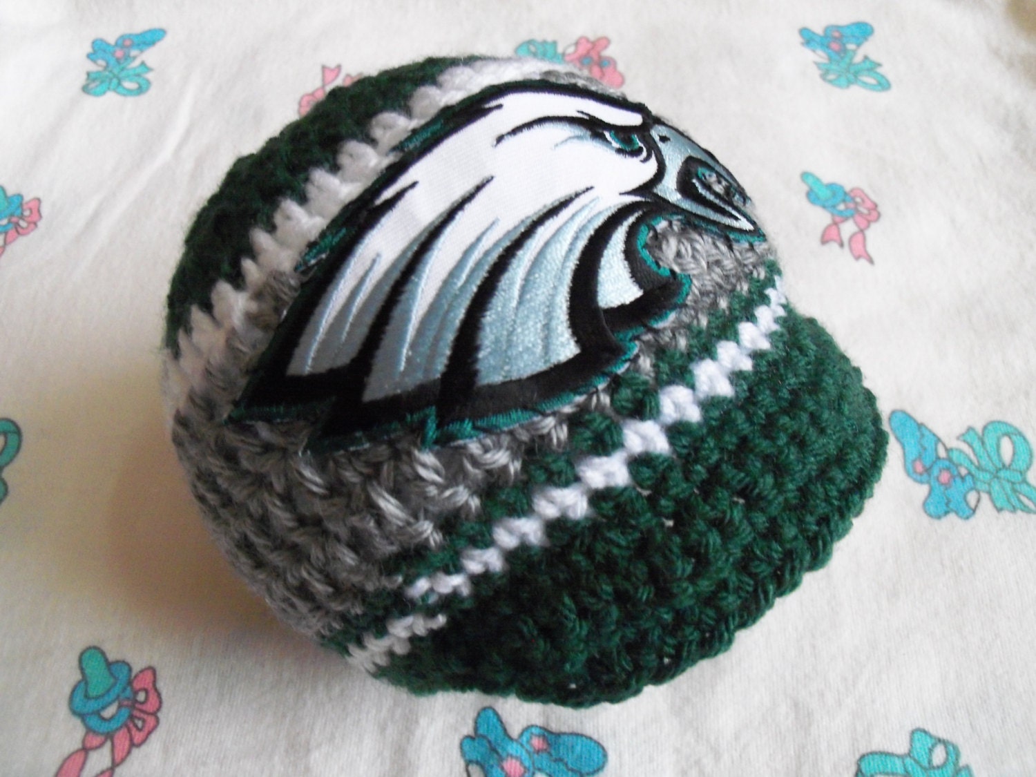 New Handmade Crochet Philadelphia Eagles NFL by Blesslittleangel