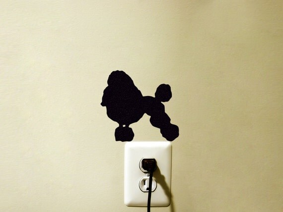  Poodle velvet decal
