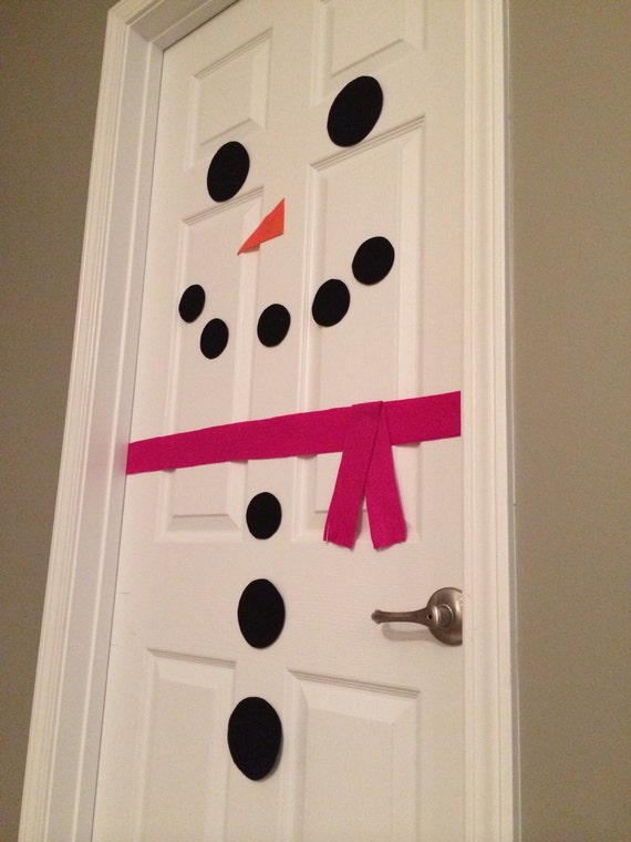 Front Door Decoration Snowman Kit By JessicaHippDesigns On Etsy   Il 570xN.693442580 End2 