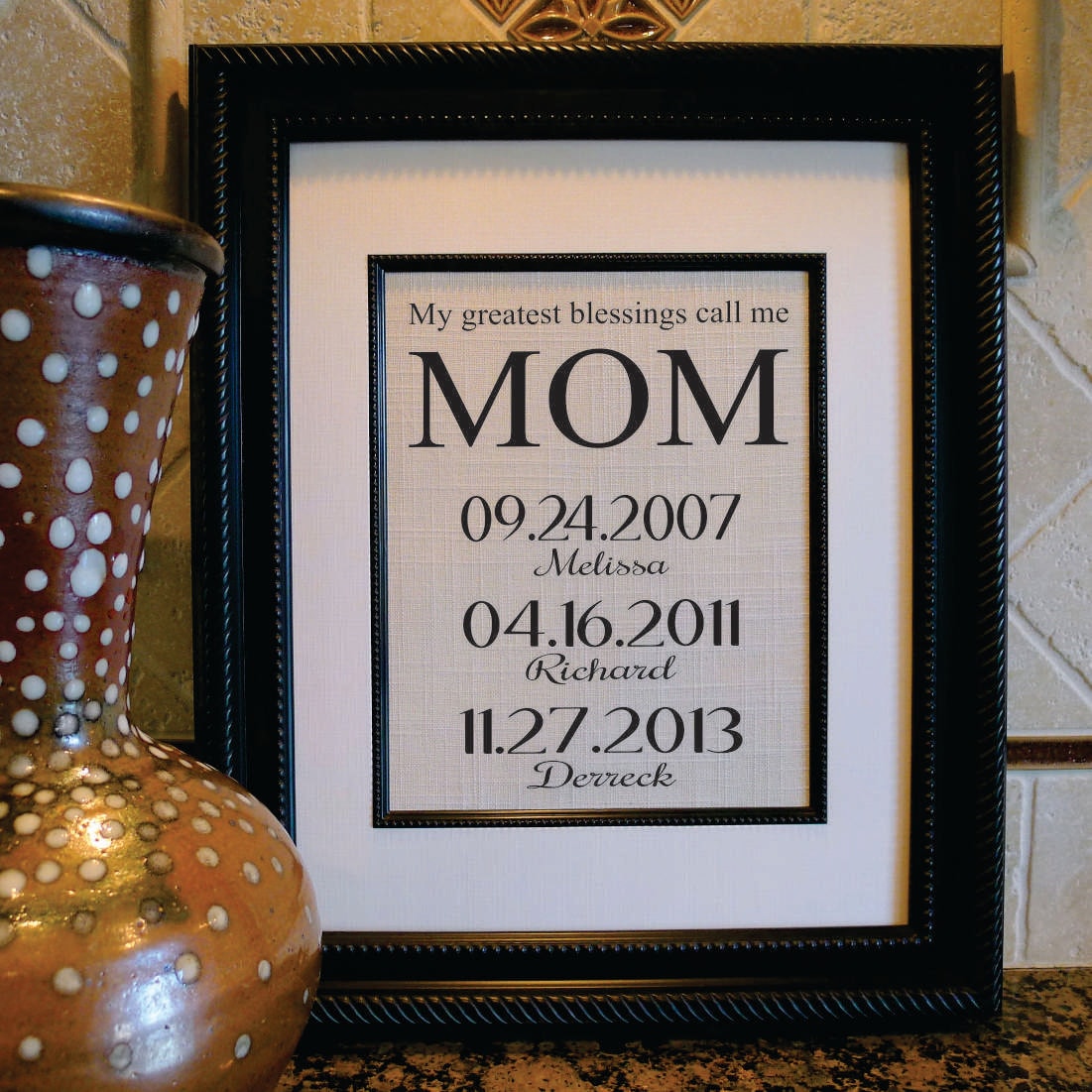 Personalized Gift for Mom or Grandmother Grandma Gift
