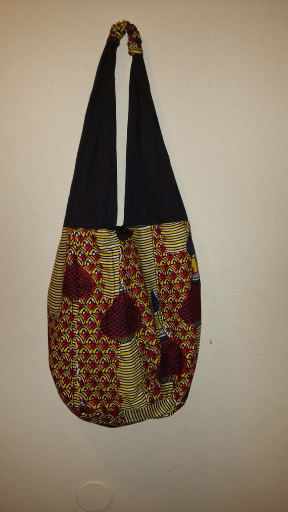 African kitenge print bag