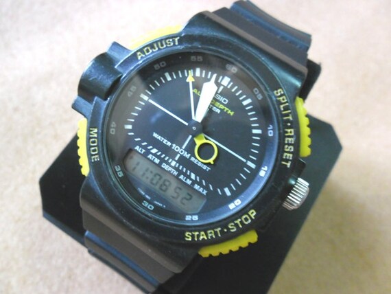 casio watch with altitude meter