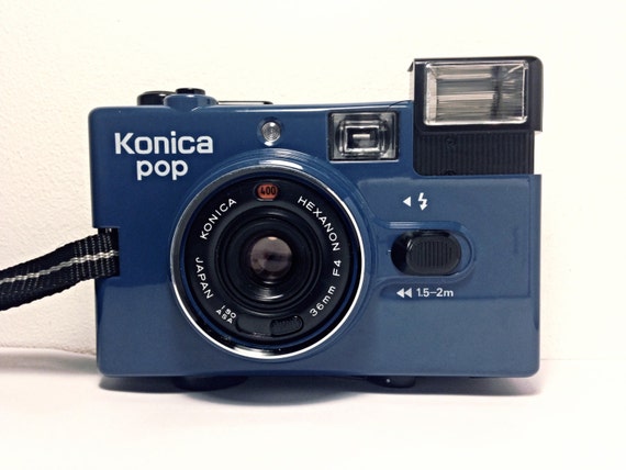 Blue Konica Pop Lomo Point & Shoot camera