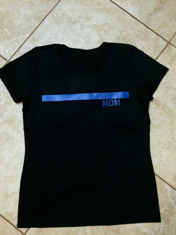 thin blue line shirt women's