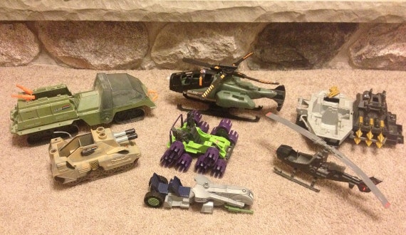 Huge Lot of 1980s Gi Joe Military Vehicles by RetroToysAndMore