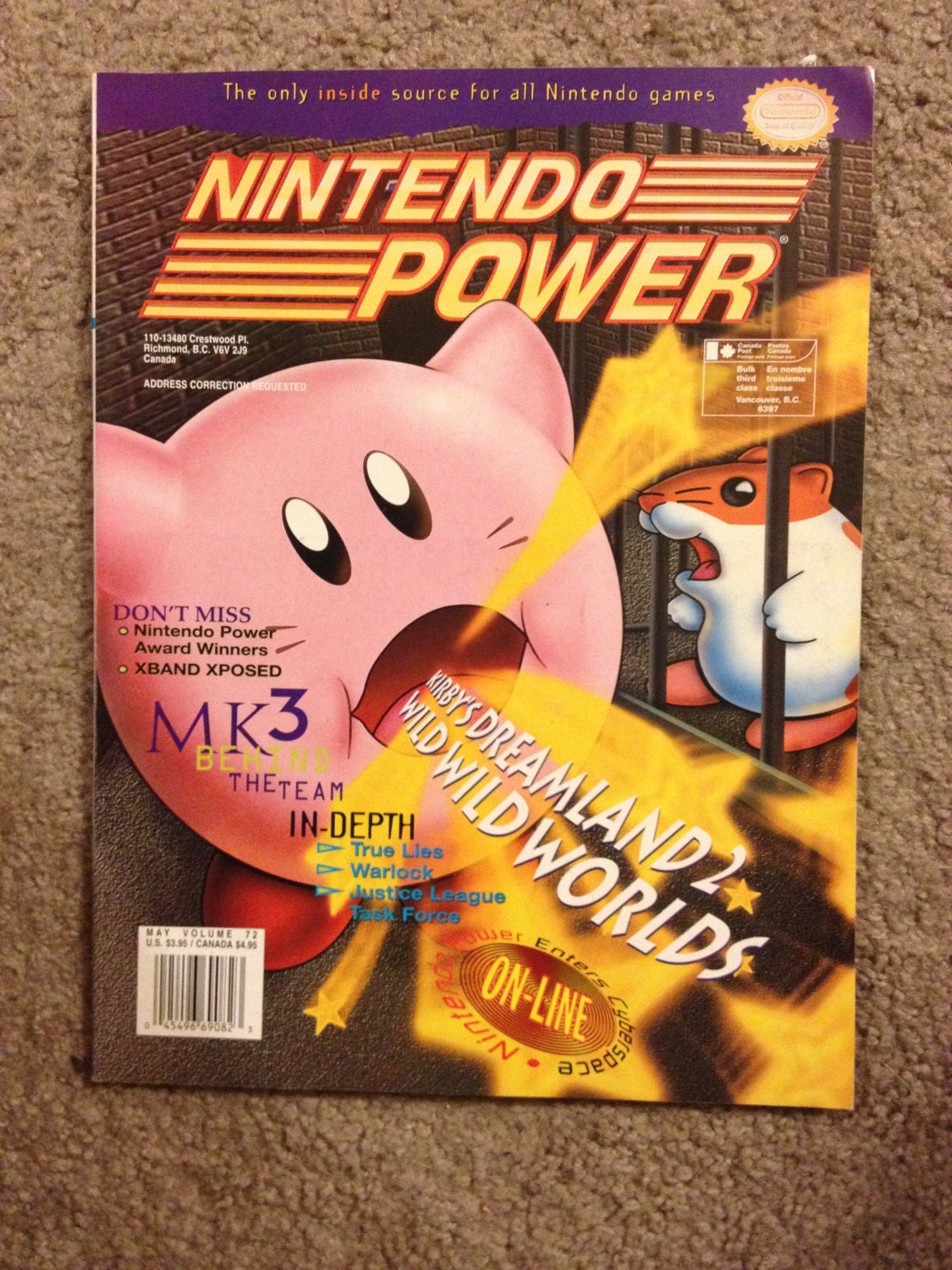 Nintendo Power Magazine Volume 72