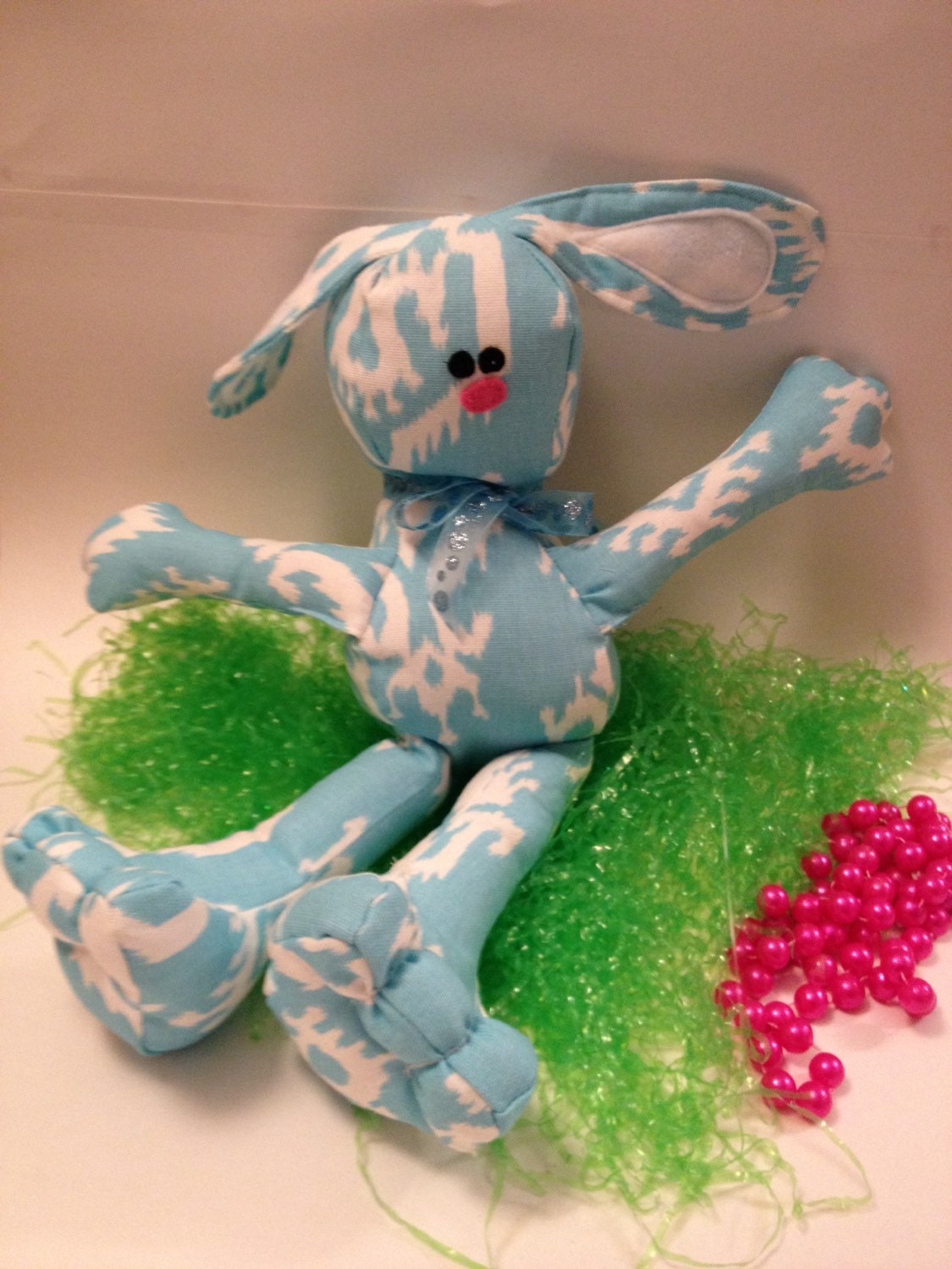 blue bunny stuffed animal