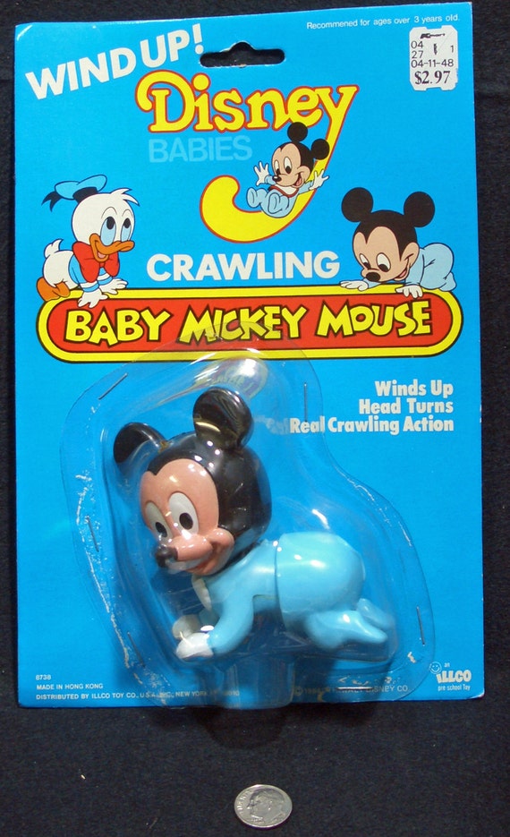 mickey mouse crawling baby