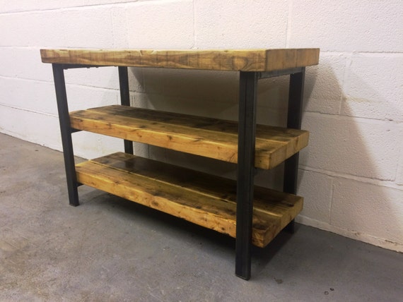 Industrial Chic Reclaimed Tv Stand Media Centre Coffee Table Industrial Chic Reclaimed Tv Stand Media Centre Coffee Table 079 Steel,Wood Steel and Wood - Industrial Chic Reclaimed Tv Stand Media Centre Coffee Table