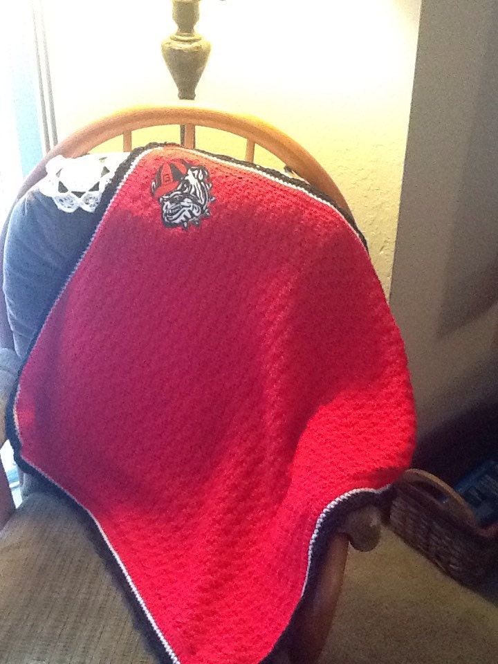 College and Professional Team Blanket Unisex by PattyAnnesCrochet