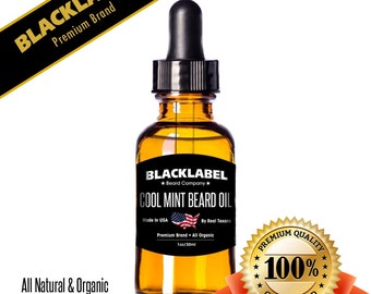 All Natural Cool Mint beard oil