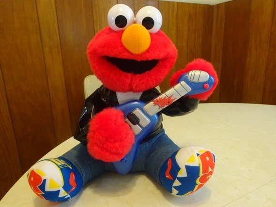 elmo guitar doll