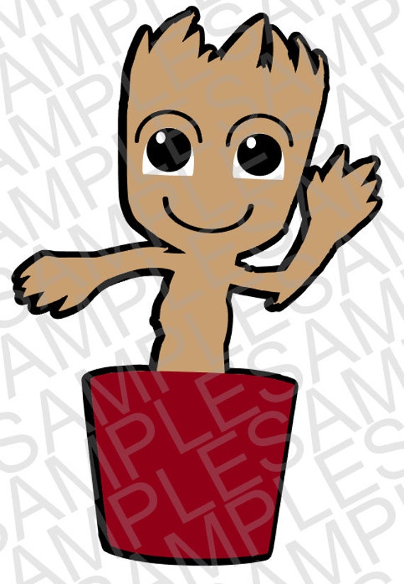 Download Marvel Inspired Dancing Baby Groot SVG and by ...