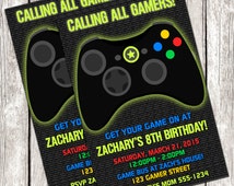Unique xbox party related items | Etsy