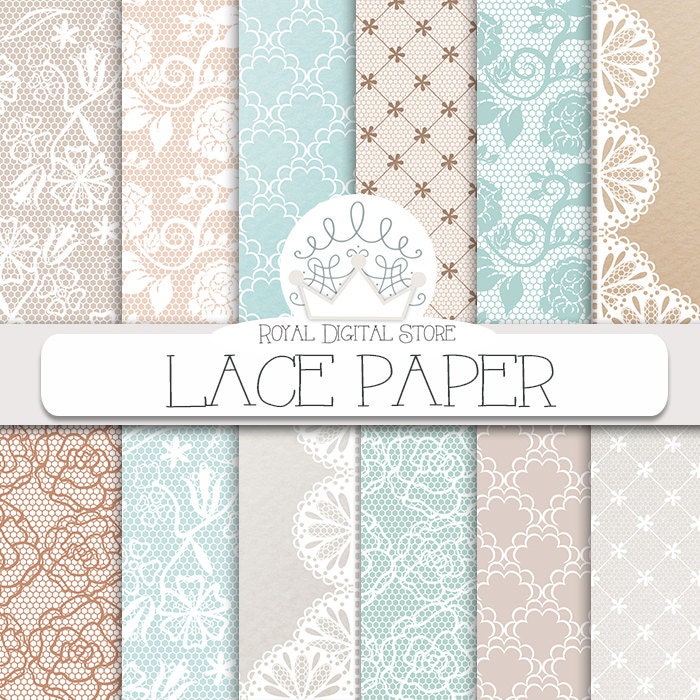 lace patterned translucent paper