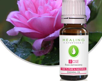 Pure Rose oil- 100% Rose Otto- Undiluted Rose Essential oil- Rosa damascena- Natural Skin care - Organic Rose oil- Bath & beauty care- Otto