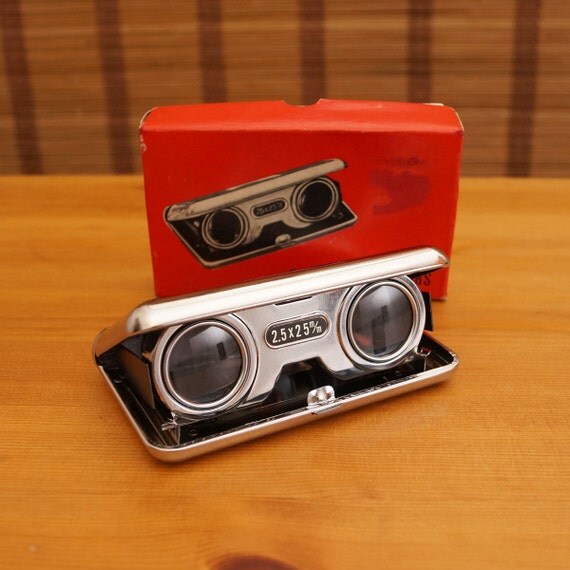 Vintage Pocket Binoculars 2.5 x 25 m/m Japan