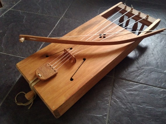 Talharpa Hardwood Series 4 string Bowed Lyre by SilverSpoonMusic