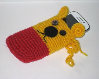 Crochet pattern cell phone case - Cell phone cozy tutorial - Crochet Iphone cover PDF pattern
