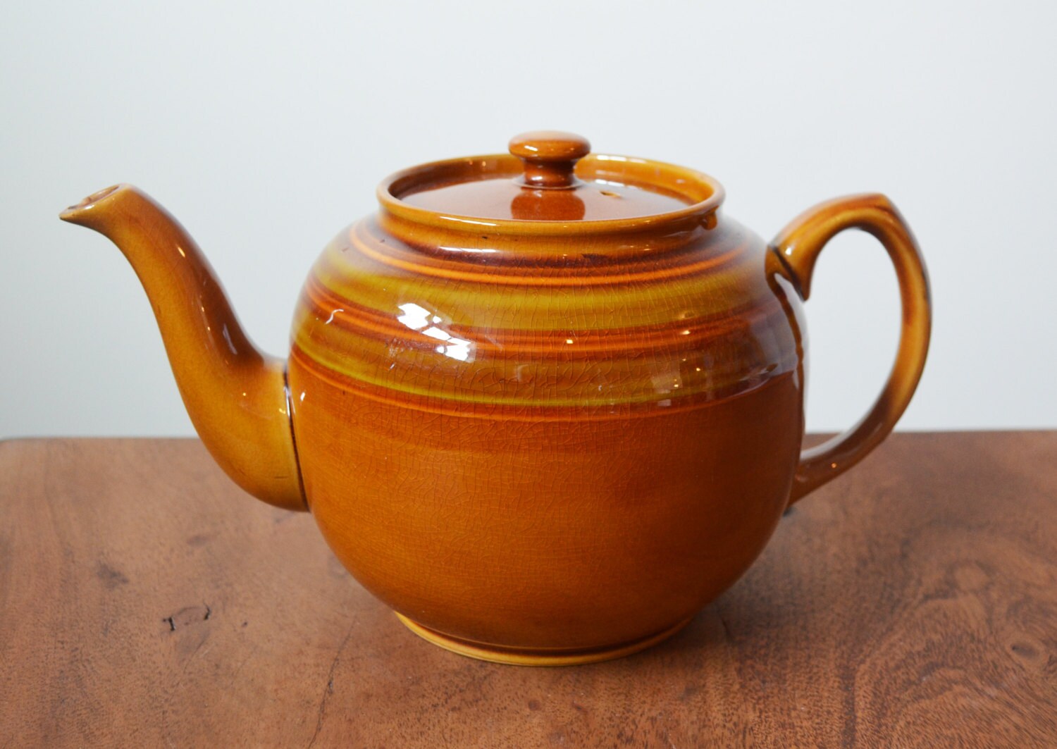Sadler Brown Betty teapot Made in Staffordshire England