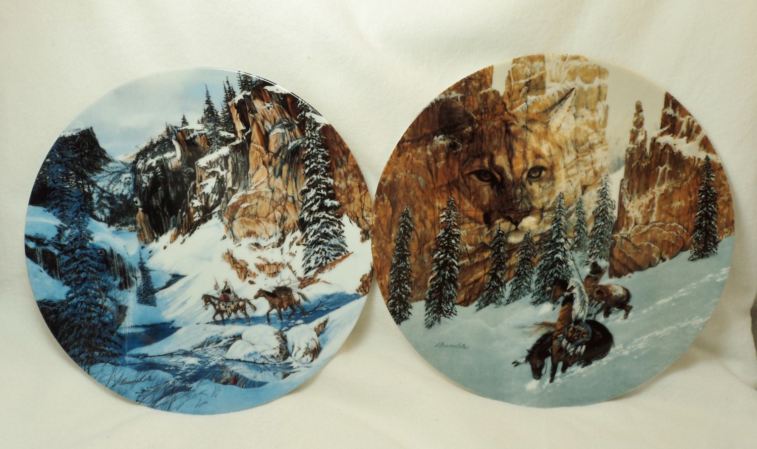 Franklin Mint Collectors Plates set of by MontanaYogoSapphires