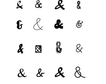 Ampersand clipart | Etsy