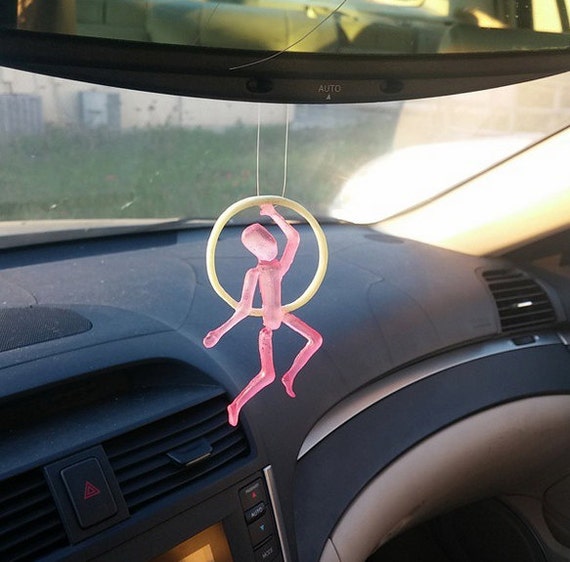 Items similar to Epoxy Hooper Sculpture Rear View Mirror Decoration on Etsy