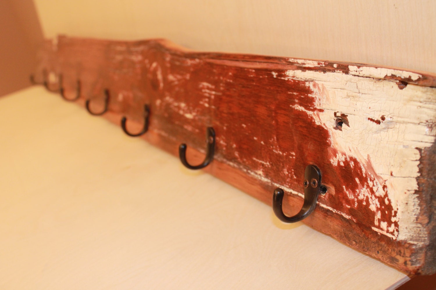 Antique Barn Wood Wall Coat Rack