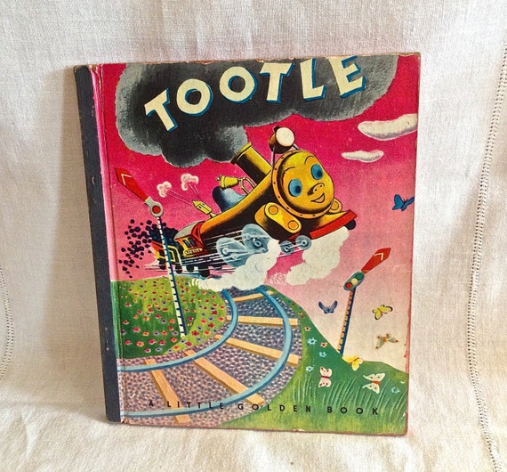 RARE TOOTLE Little Golden Book by Gertrude by VintagePrairieHome