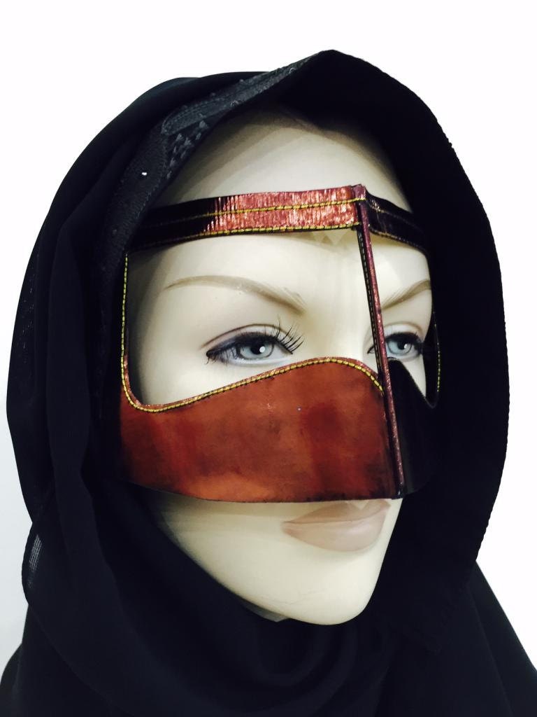 Amazing Batoola Metallic Bedouine Niqab Arab Veil Gulf Hijab