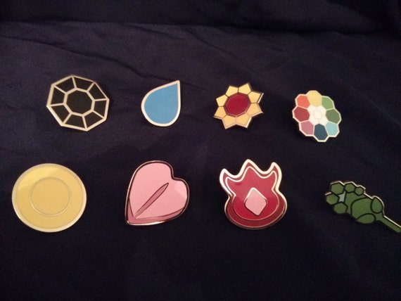 Pokemon Gym Badges: Generation 1 Kanto Region by PokemonBadge