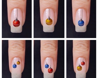 Popular items for christmas nail art on Etsy