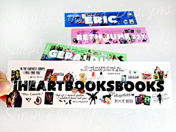 Personalized Bookmarks (*MUST fill out form in "item details")