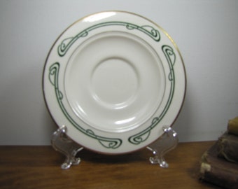 Vintage Homer Laughlin Best China "Art Deco" Design Saucer