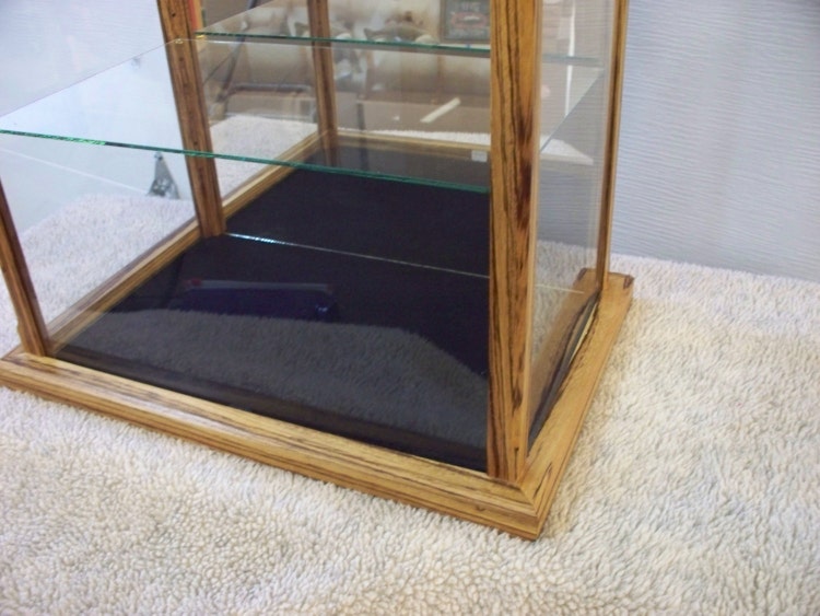 Wood / Glass Display Case for Collectables by ChameleonWood